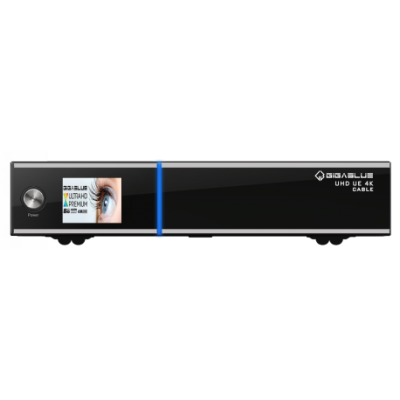 GigaBlue UHD UE 4K CABLE + Single DVB-S2x Tuner v.2
